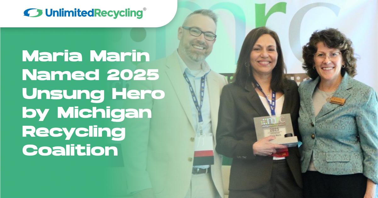 Maria Marin Named 2025 Unsung Hero by Michigan Recycling Coalition